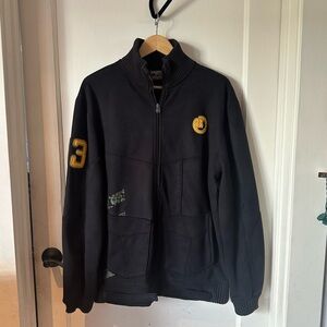 Men’s Burton Zip Up Jacket Coat Black size L